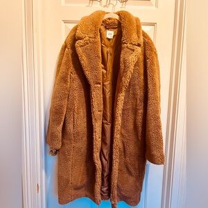 GAP Teddy Sherpa Coat. New with Tags. Women’s size Large